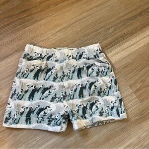 Kate Quinn Organic Cotton Shorts with wave Pattern 2T
